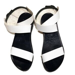 Joie a la Plage | Leather Open Toe Ankle Strap